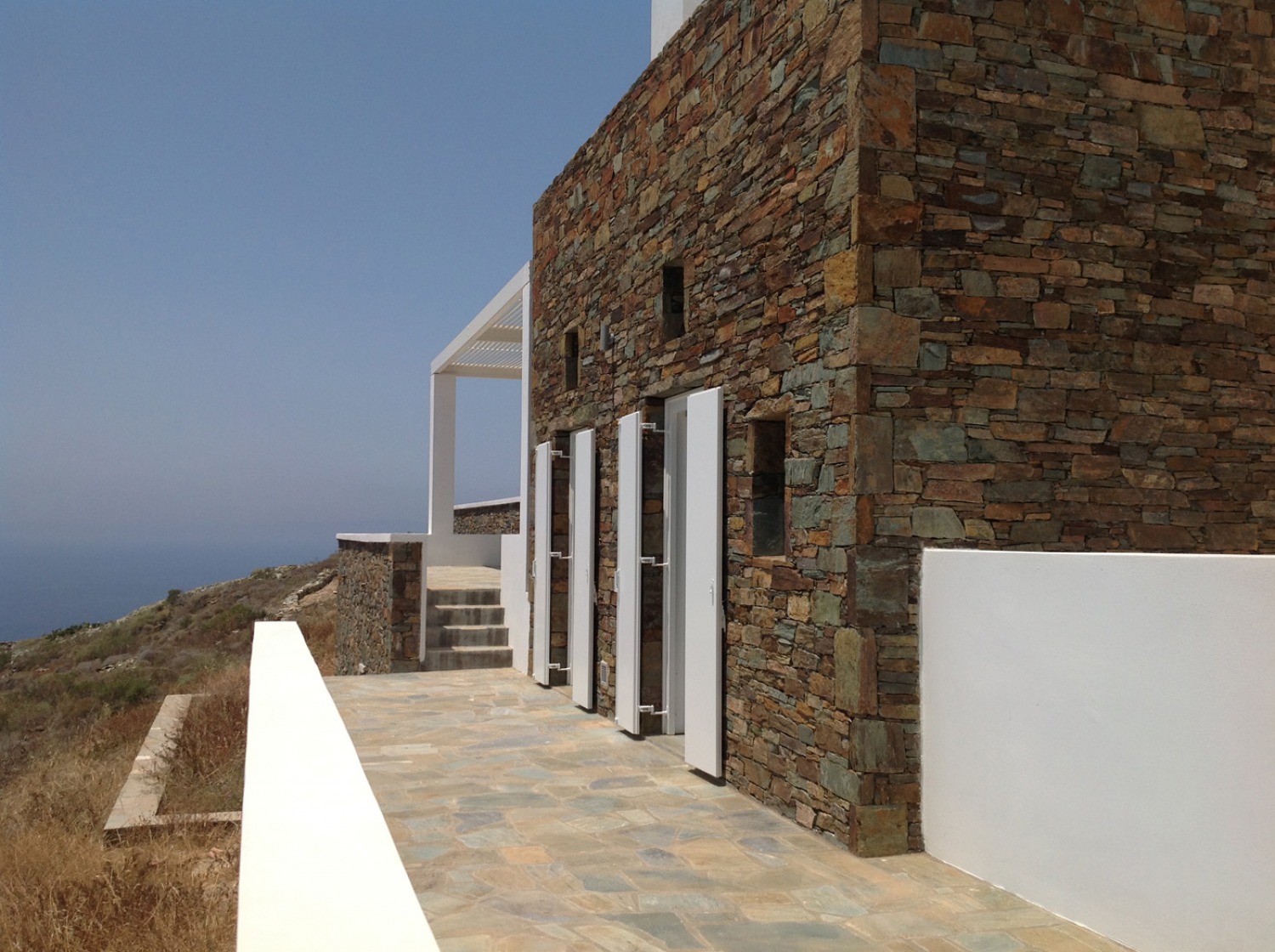 Architecture - Maison - Maisons privées. Folegandros, Grèce